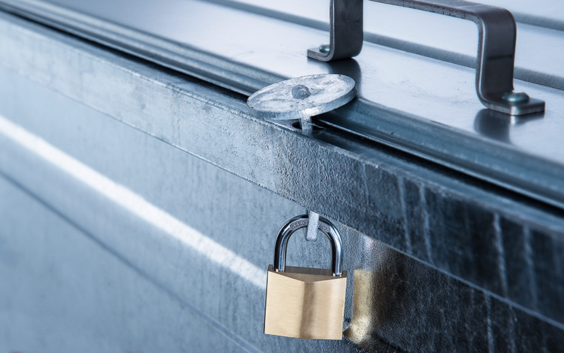Stahlcontainer Vorhängeschloss